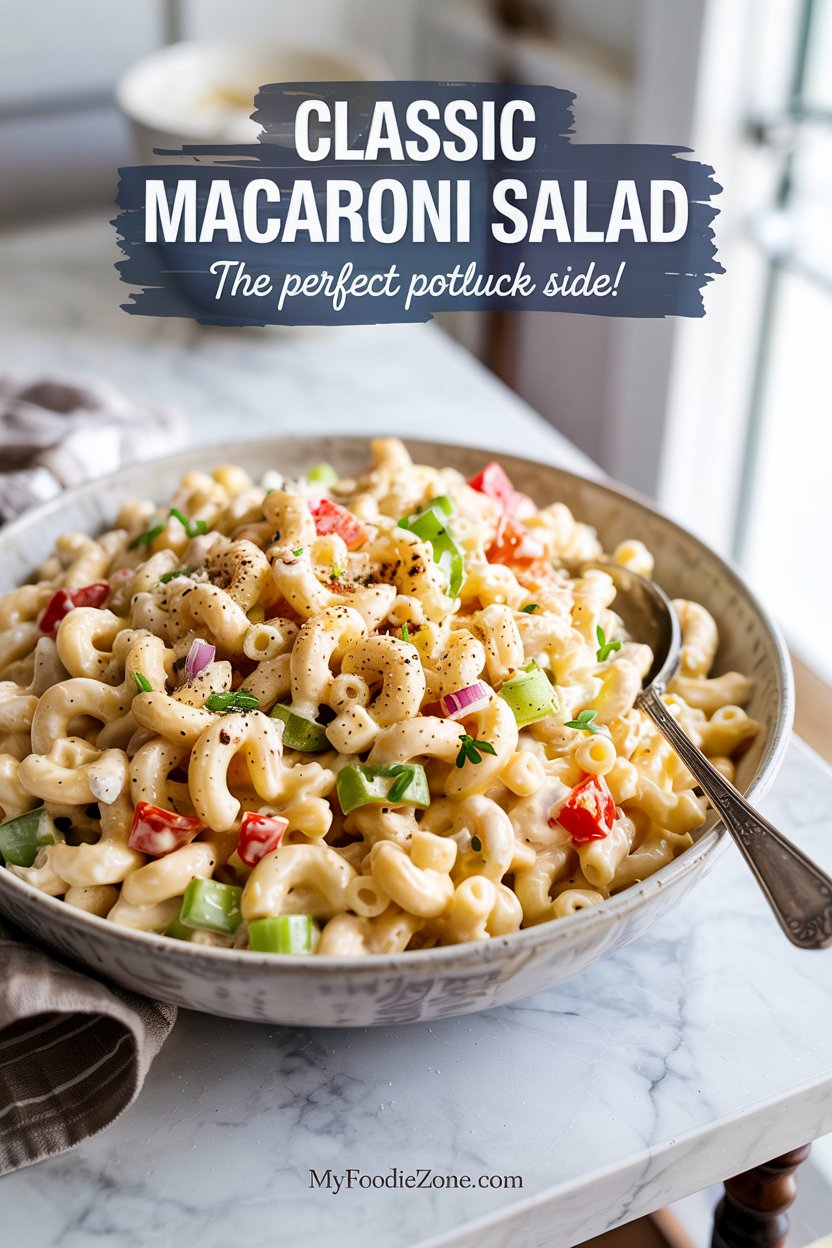 Classic Creamy Macaroni Salad