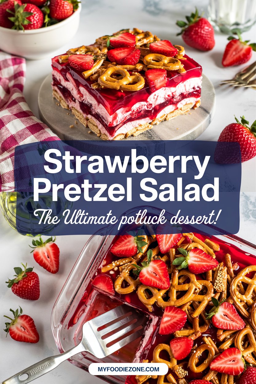Strawberry Pretzel Salad
